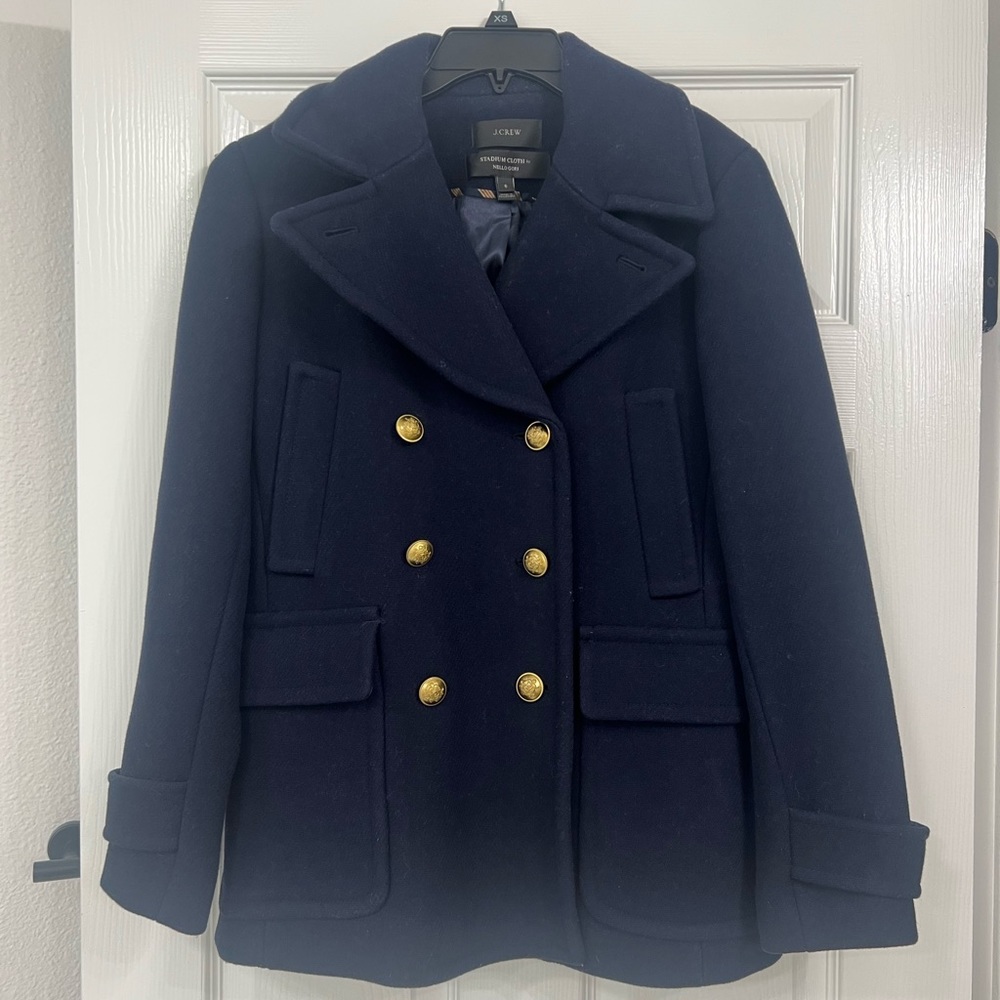 J. Crew double-breasted wool coat